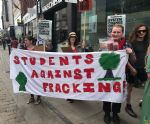 Climate Change Protest at Barclays Bank Manchester